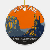 Beren Ears National Monument Utah  Keramisch Ornament (Achterkant)