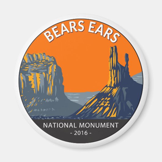 Beren Ears National Monument Utah  Magneet (Voorkant)