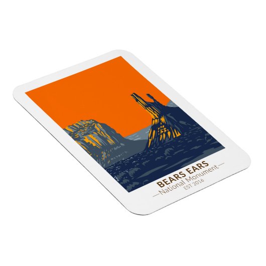 Beren Ears National Monument Utah  Magneet (Rechterzijde)