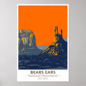 Beren Ears National Monument Utah Poster (Voorkant)