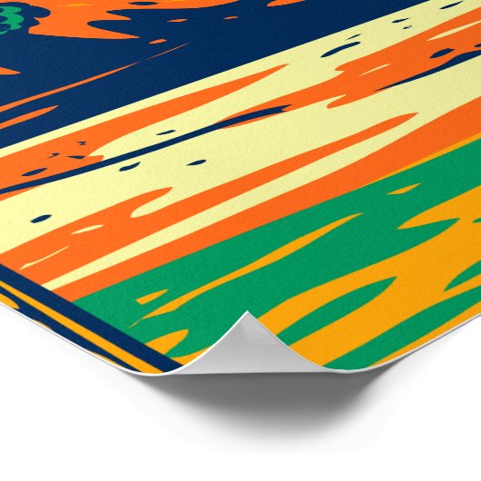 Beren Ears National Monument Utah Retro Poster (Hoek)