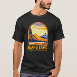 Beren Ears National Monument Utah Retro T-shirt