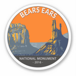 Beren Ears National Monument Utah  Sticker