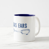 Beren Ears Rock climax quickdraw Tweekleurige Koffiemok (Voorkant rechts)