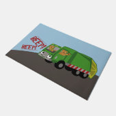 Beren Een vuilniswagen rijden Deurmat (Schuin)