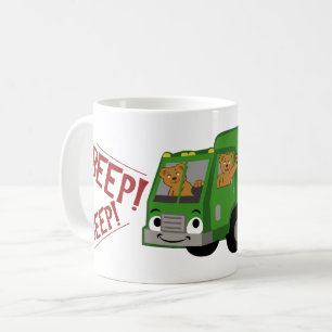 Beren Een vuilniswagen rijden Koffiemok