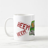 Beren Een vuilniswagen rijden Koffiemok (Links)