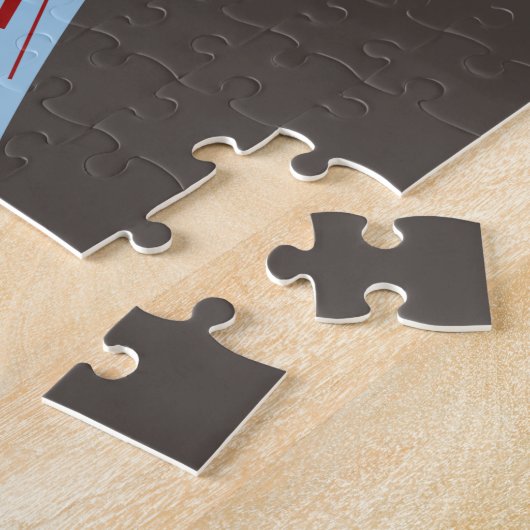 Beren Een vuilniswagen rijden Legpuzzel (Zijkant)