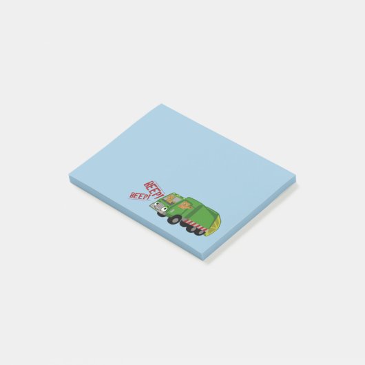 Beren Een vuilniswagen rijden Post-it® Notes (Schuin)