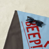 Beren Een vuilniswagen rijden Strandlaken (In situ)