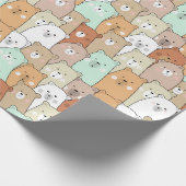 Beren en Beren Cadeaupapier (Hoek)