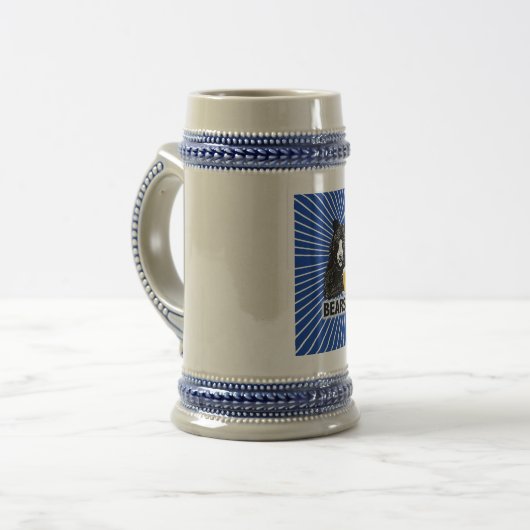 Beren en biertjes beer Stein! Bierpul (Voorkant links)