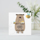 Beren en bijen kaart (Staand voorkant)