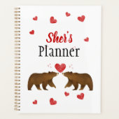 Beren en hartenplanner planner (Voorkant)