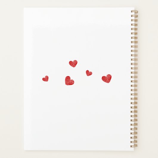 Beren en hartenplanner planner (Achterkant)