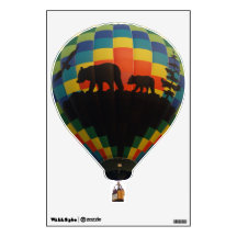 Beren en luchtballon van Eagle Silhouette