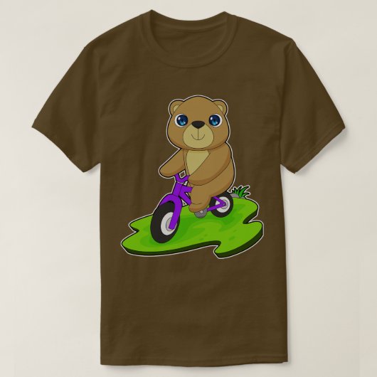 Beren fiets t-shirt (Design voorkant)