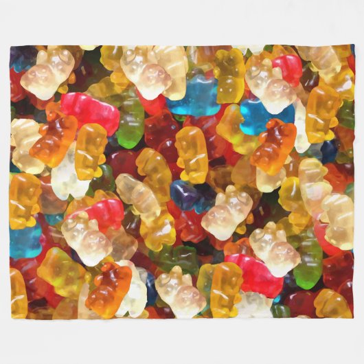 beren fleece deken (Voorkant (Horizontaal))