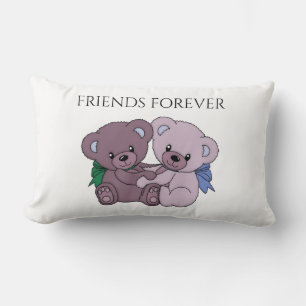 Beren "Friends Forever" Lumbar kussen. Kussen