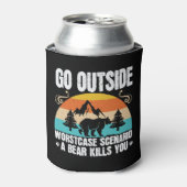 Beren - Ga naar buiten Worst Hoesje Scenario Blikjeskoeler (Blikje Voorkant)