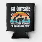 Beren - Ga naar buiten Worst Hoesje Scenario Blikjeskoeler (Voorkant)