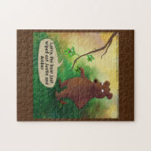 Beren gaan naar de Bossen Funny Rick London Legpuzzel (Horizontaal)