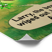 Beren gaan naar de Bossen Funny Rick London Poster (Hoek)