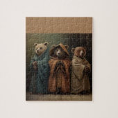 Beren geperst in robes puzzel legpuzzel (Verticaal)