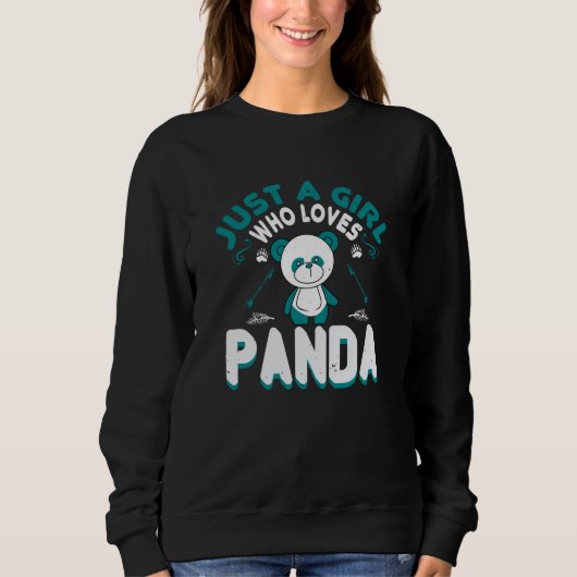 Beren - Gewoon Een Meisje Dat Van Panda Houdt Trui (Voorkant)
