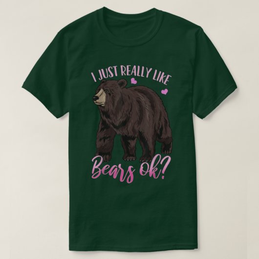 Beren Grizzly Beer T-shirt (Design voorkant)