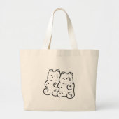 Beren Grote Tote Bag (Voorkant)