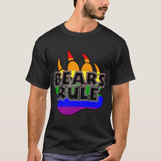 BEREN HEERSEN REGENBOOG BEER POOT SHIRT (Voorkant)