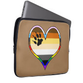 Beren hoes voor geavanceerde hartlaptop (Voorkant Rechts)