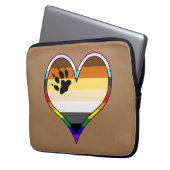 Beren hoes voor geavanceerde hartlaptop (Voorkant Links)