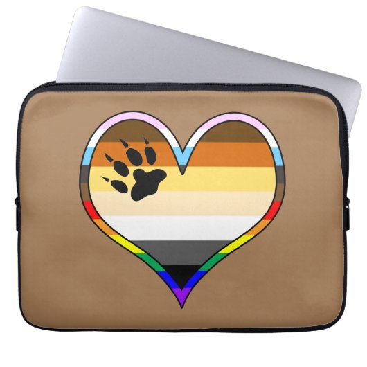 Beren hoes voor geavanceerde hartlaptop (Voorkant)