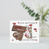 Beren Hugs Briefkaart (Staand voorkant)