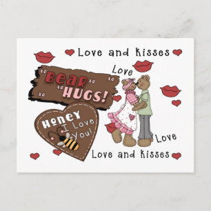 Beren Hugs Briefkaart