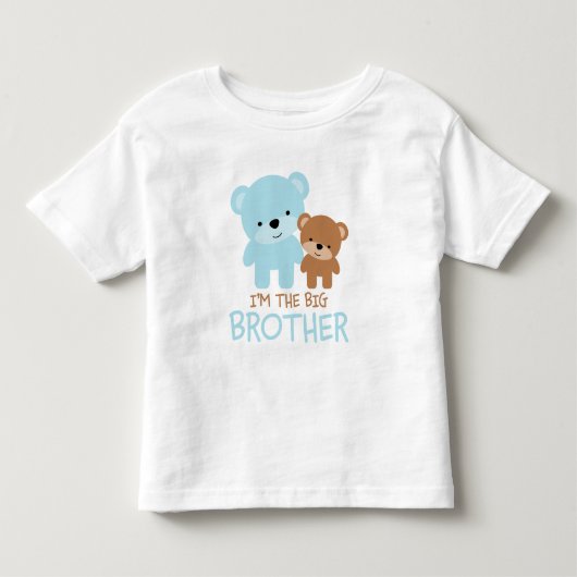 Beren "Ik ben de grote broer" Kinder Shirts (Voorkant)