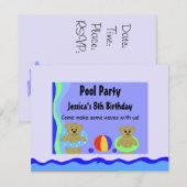 Beren in bloeiende buisjes kaart (Voorkant / Achterkant)