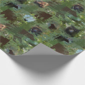 Beren in Bossen Verpakkingspapier Cadeaupapier (Hoek)