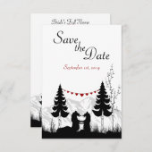 Beren in de bergen sparen de aankondiging van het (Voorkant / Achterkant)