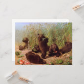 Beren in de Watermelonpleister (door W.H. Beard) Kaart (Voorkant / Achterkant in situ)