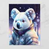 Beren in de winter, Postcrossing Briefkaart (Voorkant)