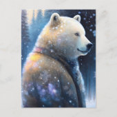 Beren in de winter, Postcrossing Briefkaart (Voorkant)