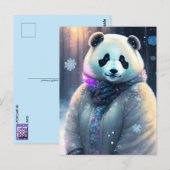 Beren in de winter, Postcrossing Briefkaart (Voorkant / Achterkant)