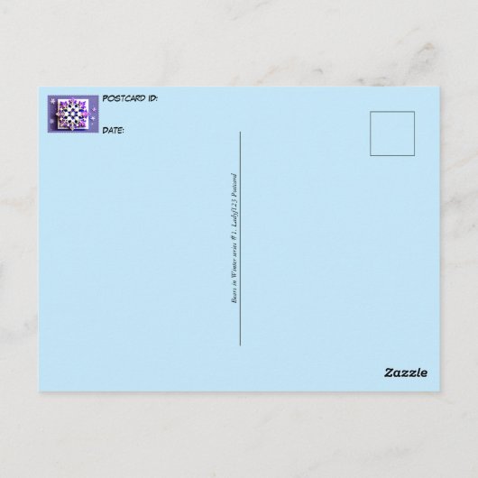 Beren in de winter, Postcrossing Briefkaart (Achterkant)