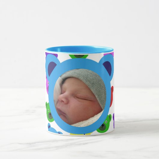 Beren in het blauw mok (Midden)