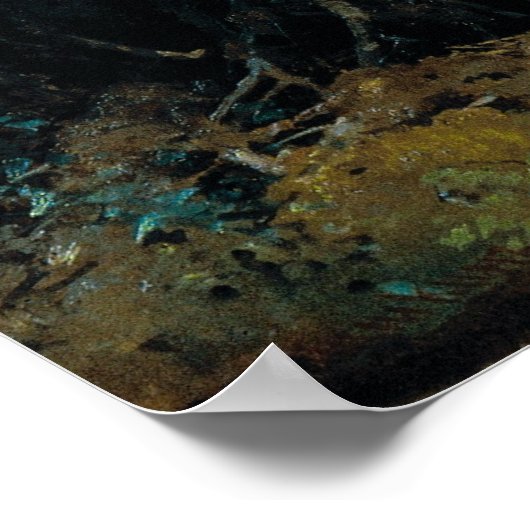 Beren in het bos poster (Hoek)