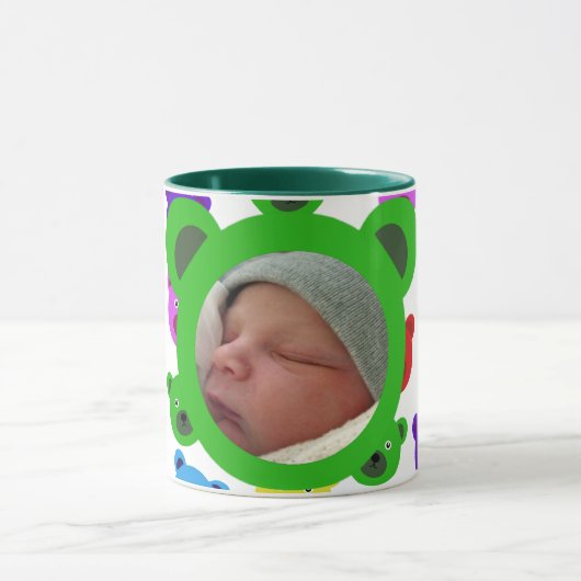 Beren in het groen mok (Midden)