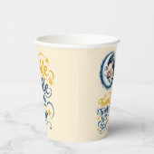 Beren in het Moonlight Boy Baby shower Papieren Bekers (Rechts)